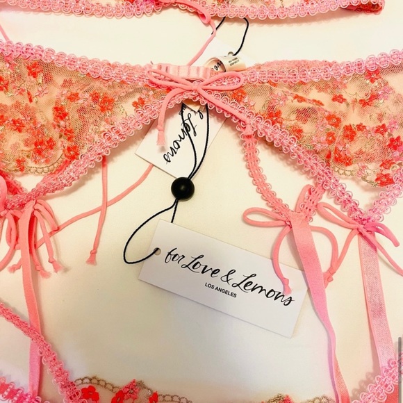 For Love & Lemons Love Bouquet Lingerie Set - Picture 11 of 14